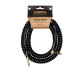 CASCHA CCA-G2BK6 (ADVANCED LINE GUITAR CABLE CURLY, BLACK, 6 м)