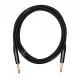 CASCHA CCA-G1BK3 (ADVANCED LINE GUITAR CABLE, BLACK, 3 м)