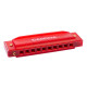 CASCHA FUN BLUES HARMONICA RED HH 2273 (C)