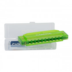 CASCHA FUN BLUES HARMONICA GREEN HH 2274 (C)