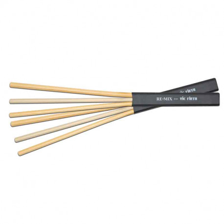 Vic Firth RM4 RE·MIX Rattan/Birch Brushes