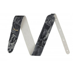 FENDER STRAP TIE DYE LEATHER BLACK