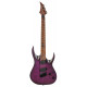 SOLAR GUITARS A1.6FDPB-FF FLAME DEEP PURPLE BURST MATTE