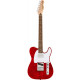 SQUIER AFFINITY SERIES TELECASTER FLAME MAPLE TOP CRIMSON RED TRANSPARENT