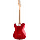 SQUIER AFFINITY SERIES TELECASTER FLAME MAPLE TOP CRIMSON RED TRANSPARENT