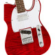 SQUIER AFFINITY SERIES TELECASTER FLAME MAPLE TOP CRIMSON RED TRANSPARENT