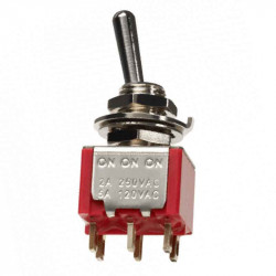 Dimarzio EP1108 Dpdt Mini Switch - 3 Position (On/On/On)