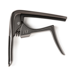 Dunlop 63CGM Gun Metal Acoustic Trigger Fly Curved Capo