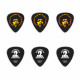 Dunlop JH-PT16H Jimi Hendrix Aura Mandala Pick Tin Heavy (6 шт.)