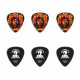 Dunlop JH-PT14H Jimi Hendrix Voodoo Fire Pick Tin Heavy (6 шт.)