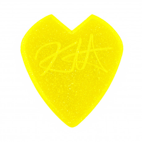 Dunlop 47PKH3NYS Kirk Hammett Jazz III Yellow Glitter (6 шт.)