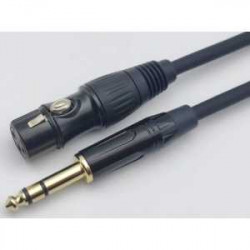 4ALL AUDIO XLR F - 6.35 TRS STEREO 1M