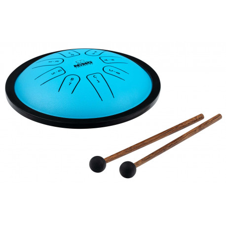 Meinl Nino Steel Tongue Drum NINO981 (7") Blue