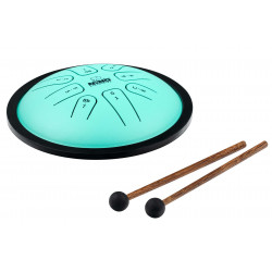 Meinl Nino Steel Tongue Drum NINO982 (7") Mint Green