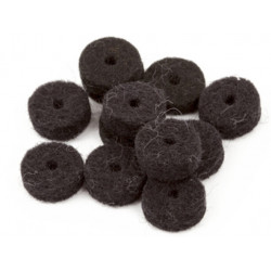 FENDER STRAP BUTTON FELT WASHERS BLACK