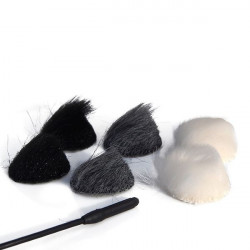 Rycote Overcovers, Mix Colours - 6 fur discs (mixed)/30 Stickies Original