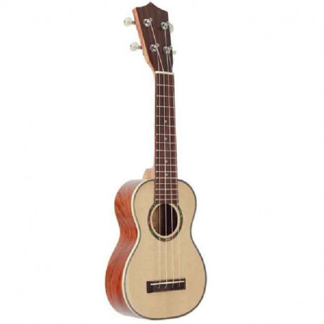 Prima M340S Soprano Ukulele (Solid Spruce/African Rosewood)