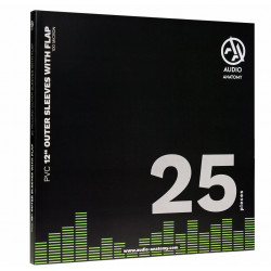 Audio Anatomy 25 X 12" PVC With Flap Outer Sleeves 100 Micron