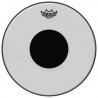 ﻿REMO Smooth White Controlled Sound Top Black Dot 13"