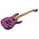 SOLAR GUITARS AB1.7HTPB TRANS PURPLE BURST MATTE