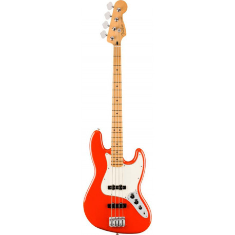 FENDER PLAYER II JAZZ BASS MN CORAL RED