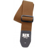 SIT STRINGS 2″ GUITAR STRAP BROWN