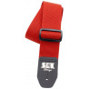 SIT STRINGS 2″ GUITAR STRAP RED