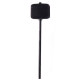 Ahead 206CKBLK Felt Bass Drum Beater - 8" Black Shaft/Black Head