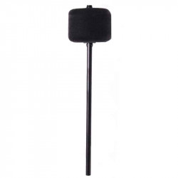 Ahead 206CKBLK Felt Bass Drum Beater - 8" Black Shaft/Black Head