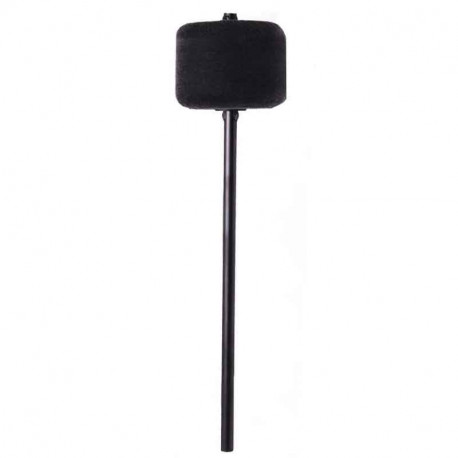 Ahead 206CKBLK Felt Bass Drum Beater - 8" Black Shaft/Black Head