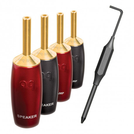 AUDIOQUEST spc 507 Series Banana Gold set of 4