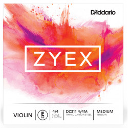 D'ADDARIO ZYEX VIOLIN STRING E 4/4 MEDIUM TENSION