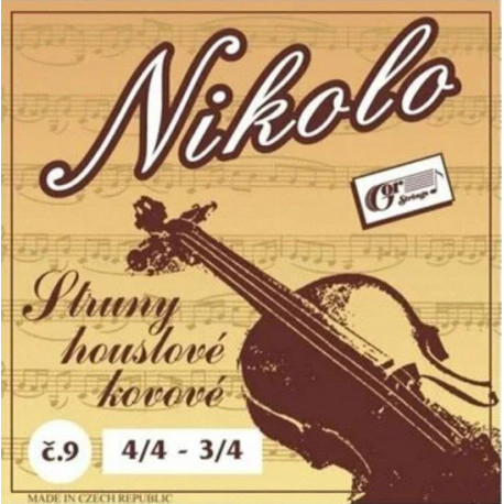 GorStrings Nikolo № 9 4/4-3/4 (1 шт) - струна Ре для скрипки