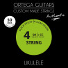 Ortega Custom Authentic Black Nylon UKABK-SO