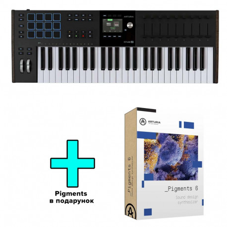 Arturia KeyLab 49 mk3 (Black) + Arturia Pigments