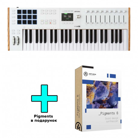 Arturia KeyLab 49 mk3 (White) + Arturia Pigments