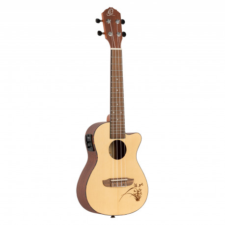 Ortega Bonfire RU5CE Concert Ukulele Spruce/Sapele Natural