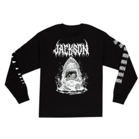 JACKSON SHARKROT LONGSLEEVE T-SHIRT BLACK XL