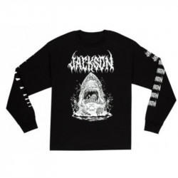 JACKSON SHARKROT LONGSLEEVE T-SHIRT BLACK L