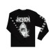 JACKSON SHARKROT LONGSLEEVE T-SHIRT BLACK L