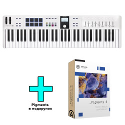 ARTURIA KEYLAB ESSENTIAL 61 MK3 (WHITE) + Arturia Pigments