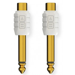 DJ Techtools Chroma Adaptors RCA to 1/4 White, pair
