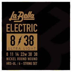 La Bella Nickel Round Wound HRS-UL, 8-38
