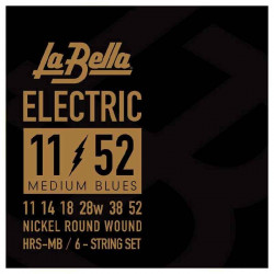 La Bella Nickel Round Wound HRS-MB, 11-52