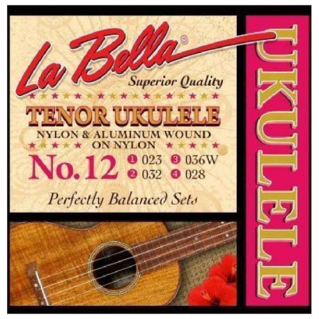La Bella Clear Nylon 12 Tenor Ukulele