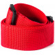DUNLOP D0701RD POLY RED STRAP