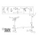 Gibraltar GSVMS-KIT Stealth VMS Drum Rack Pack