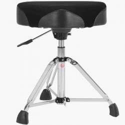 Gibraltar 9608HM 16" Hydraulic Cordura Saddle Drum Throne