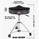 Gibraltar 9608HM 16" Hydraulic Cordura Saddle Drum Throne