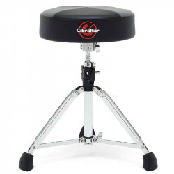 Gibraltar 9608RQPGB 13" Round Drum Throne (Grey/Black)
